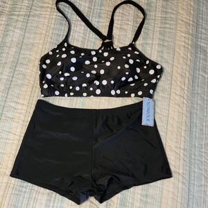 Younique Black and White Bikini Swimwear